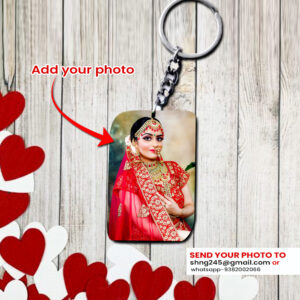 Sublimation Wooden Photo Keychain